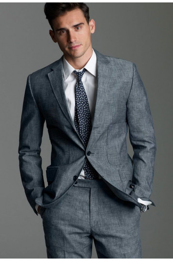 gray suit