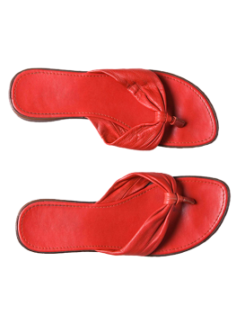 BELVOIR Textured Slippers By Unique