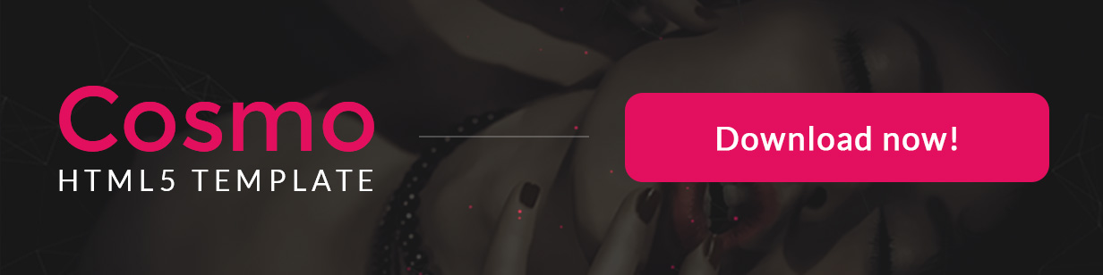 Cosmo — Model Agency PSD Template - 1